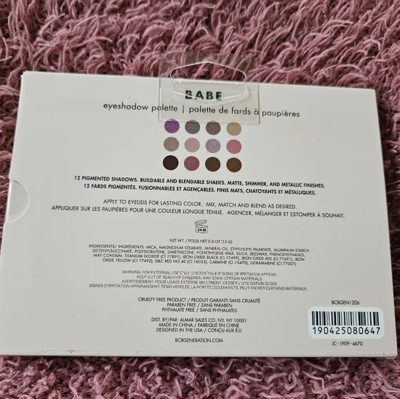 🆕️ BCBGeneration | BABE | Eyeshadow Palette | Shimmer | Matte | NWT - Picture 6 of 7